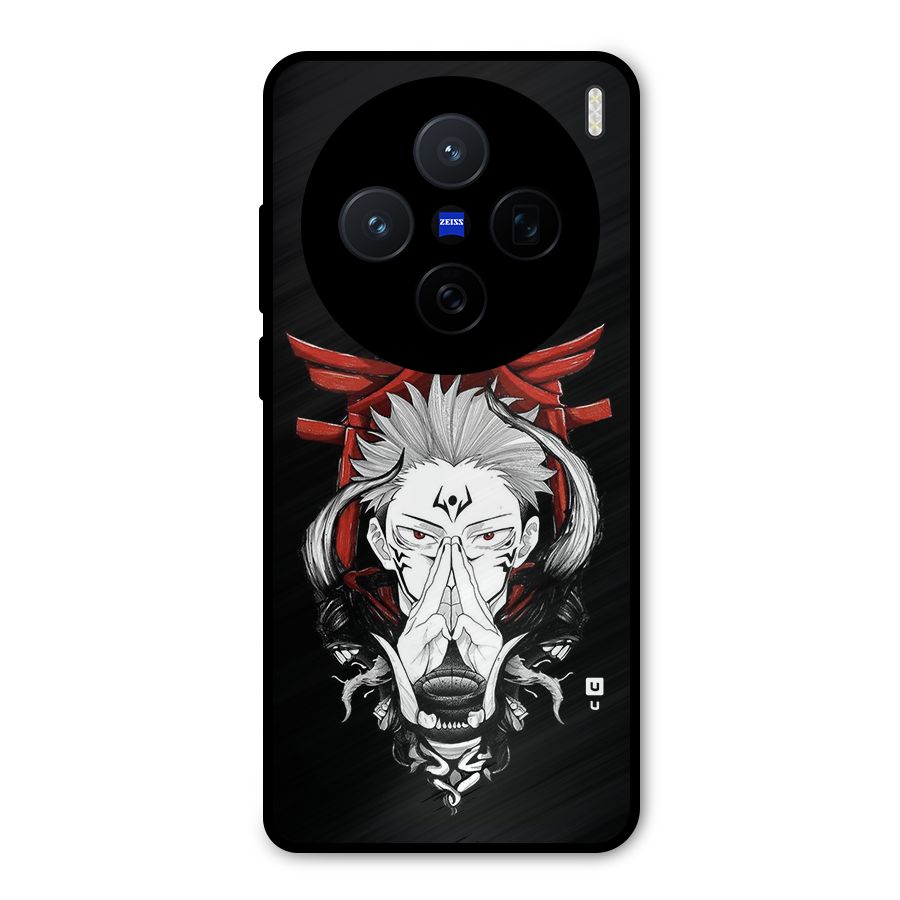 Demon King Sukuna Metal Back Case for Vivo X200