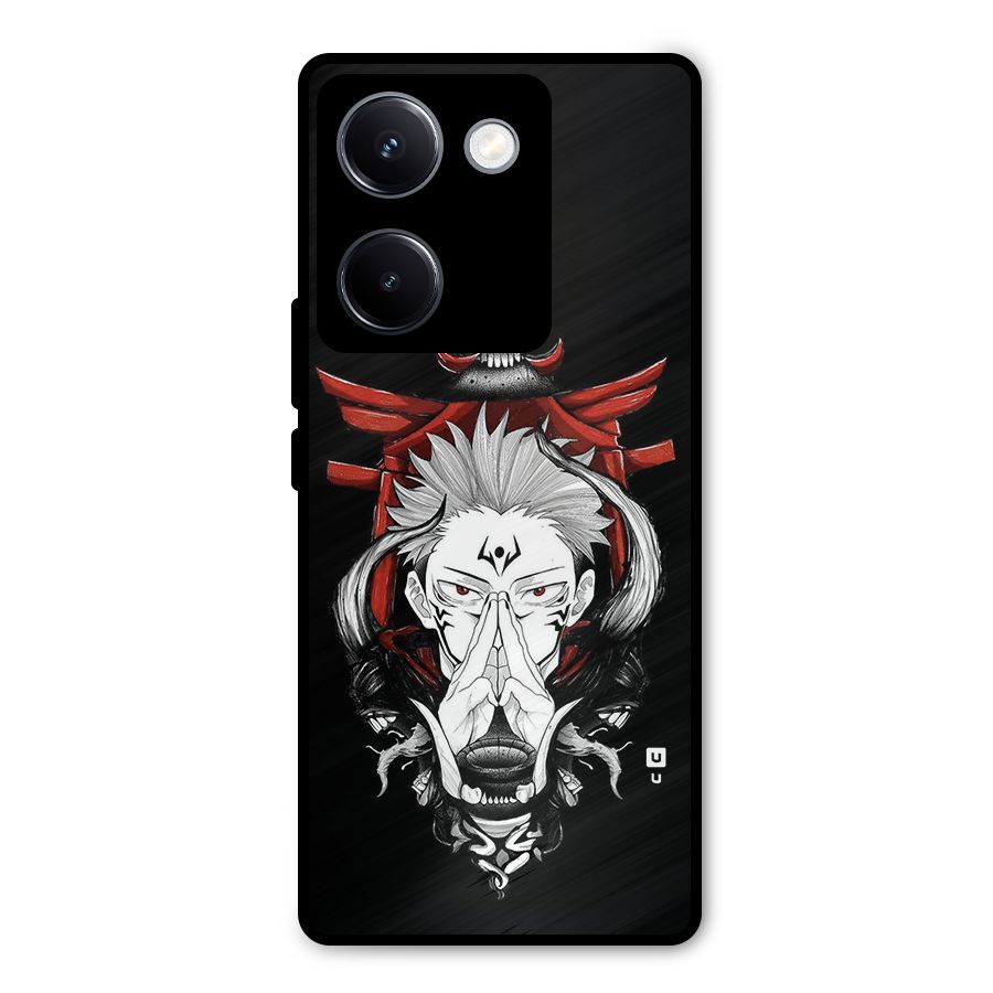 Demon King Sukuna Metal Back Case for Vivo Y300 Plus