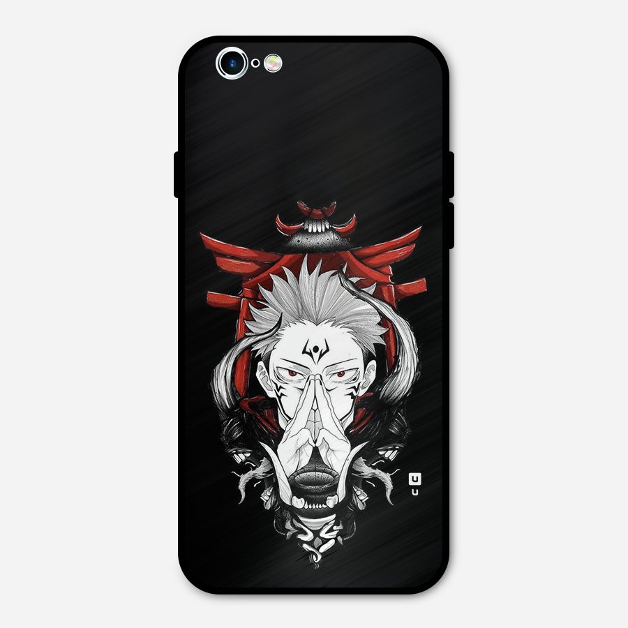 Demon King Sukuna Metal Back Case for iPhone 6 6s