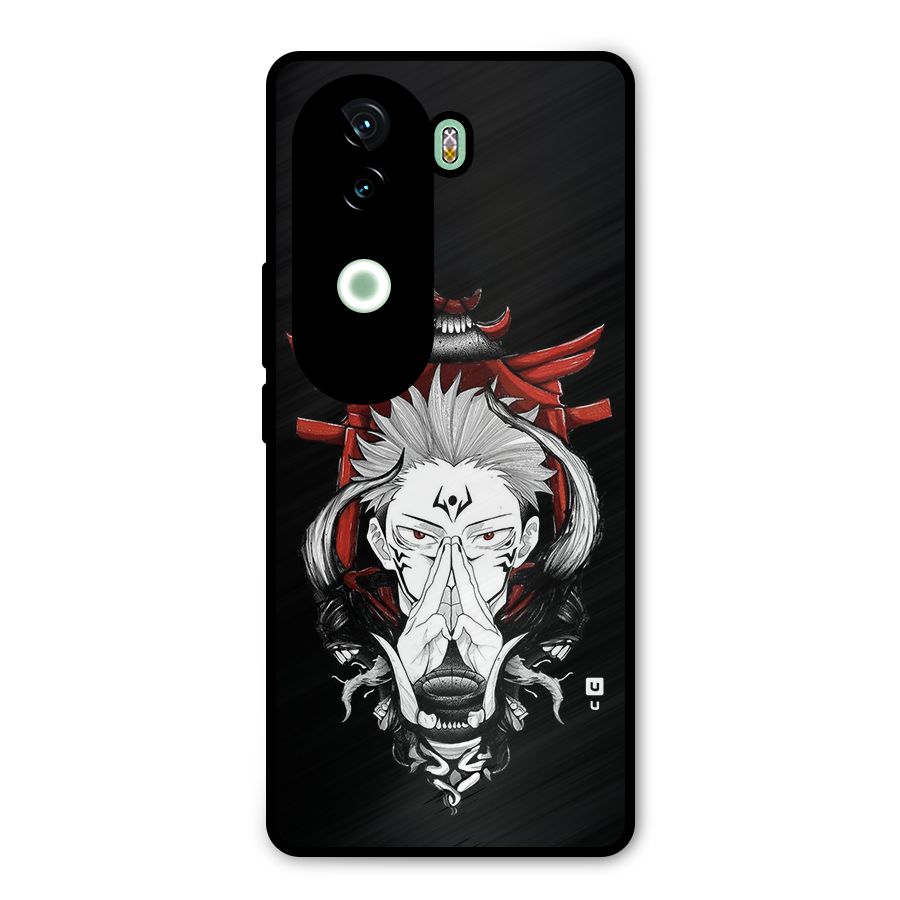 Demon King Sukuna Metal Back Case for iQOO Z9s