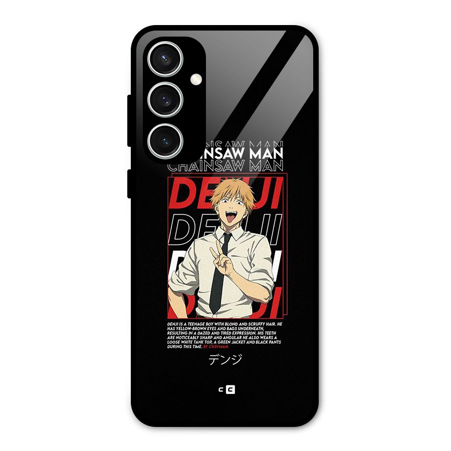 Denji Chainsaw Man Glass Back Case for Galaxy S23 FE