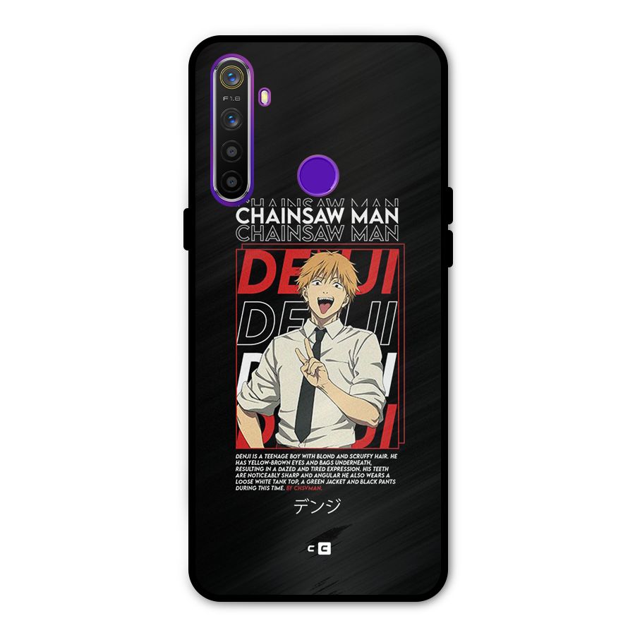 Denji Chainsaw Man Glass Back Case for Realme 5s