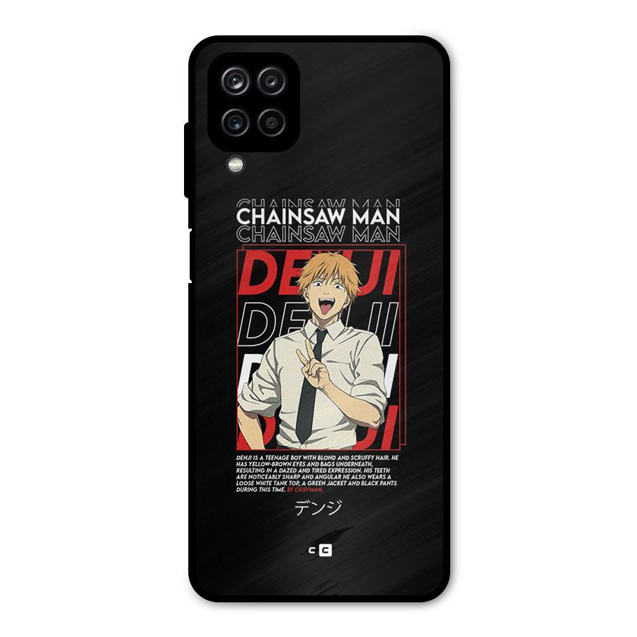 Denji Chainsaw Man Metal Back Case for Galaxy A12