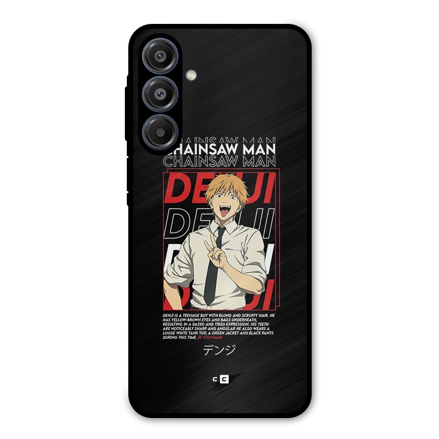 Denji Chainsaw Man Metal Back Case for Galaxy A16 5G