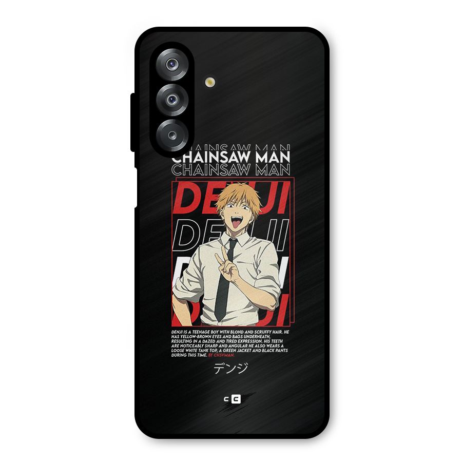 Denji Chainsaw Man Metal Back Case for Galaxy A26
