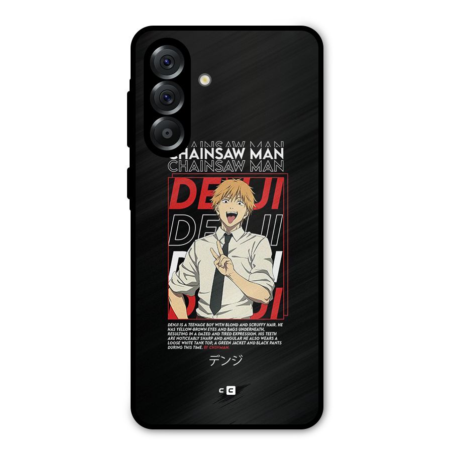 Denji Chainsaw Man Metal Back Case for Galaxy A36
