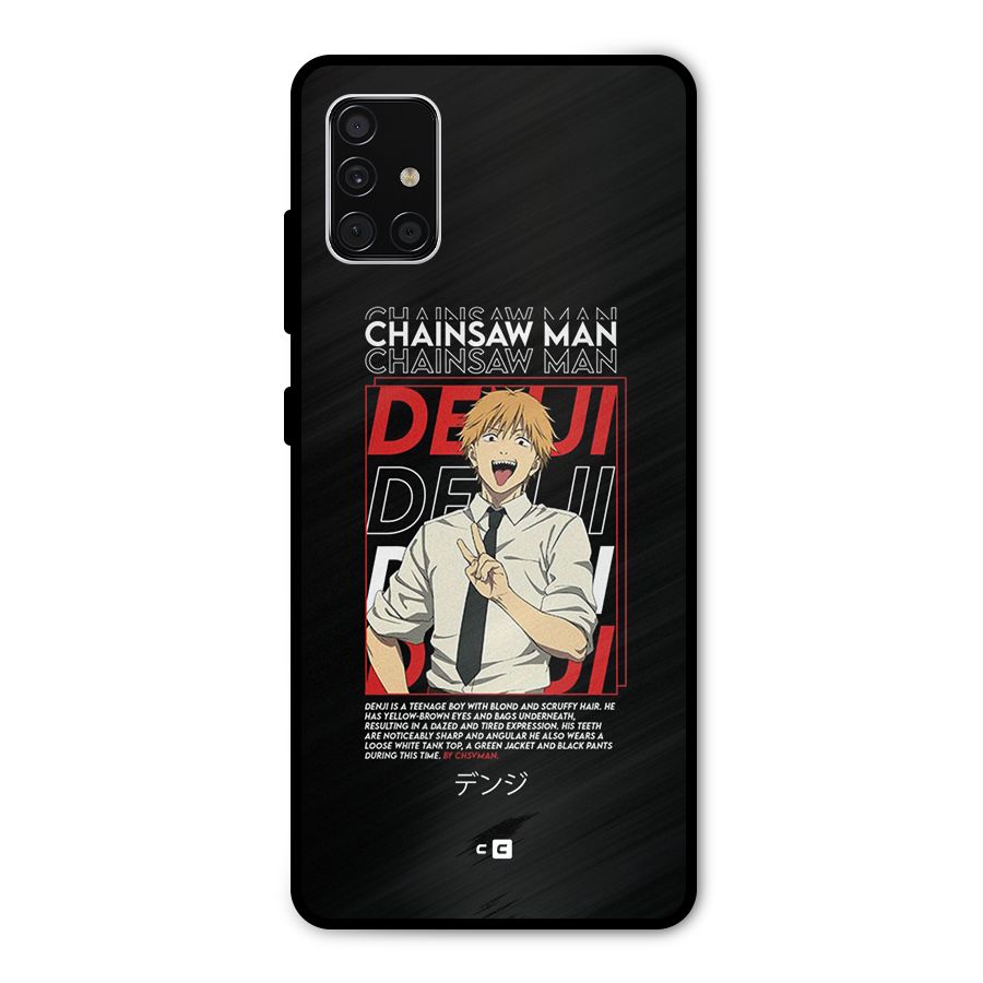 Denji Chainsaw Man Metal Back Case for Galaxy A51