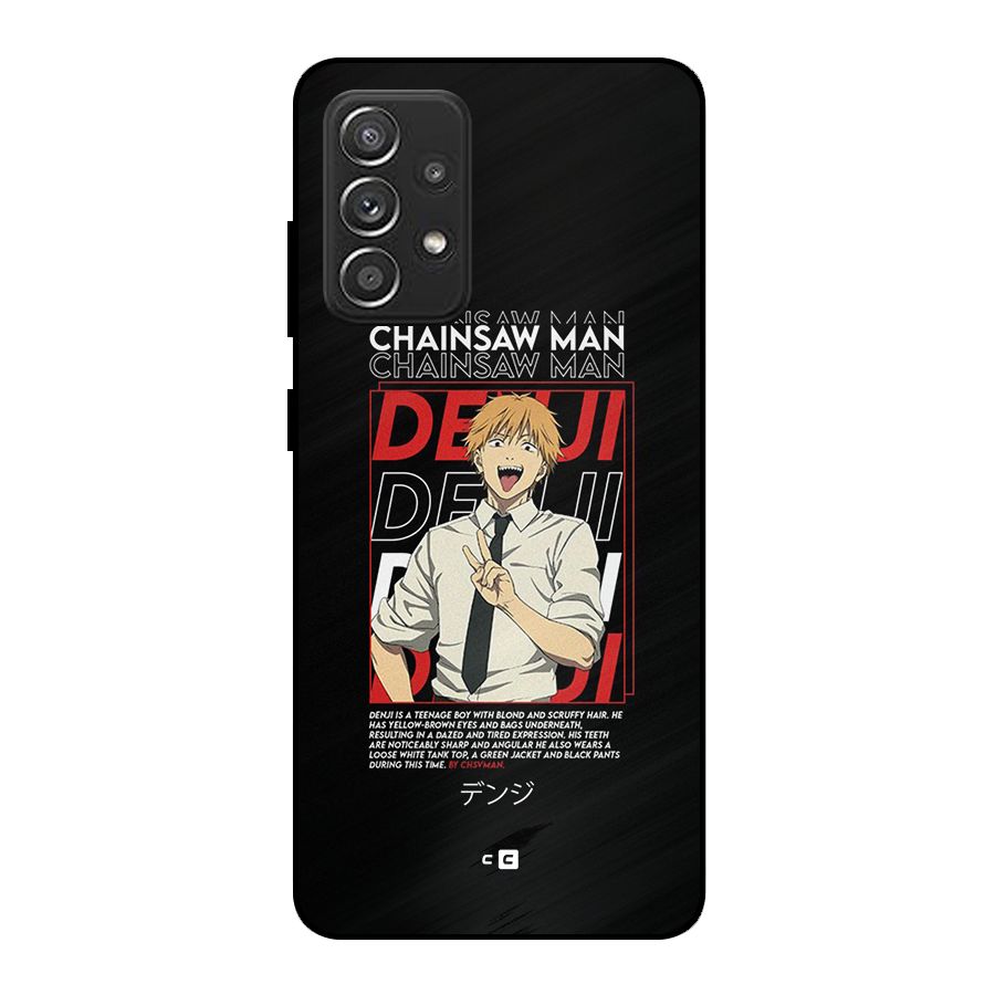 Denji Chainsaw Man Metal Back Case for Galaxy A52s 5G