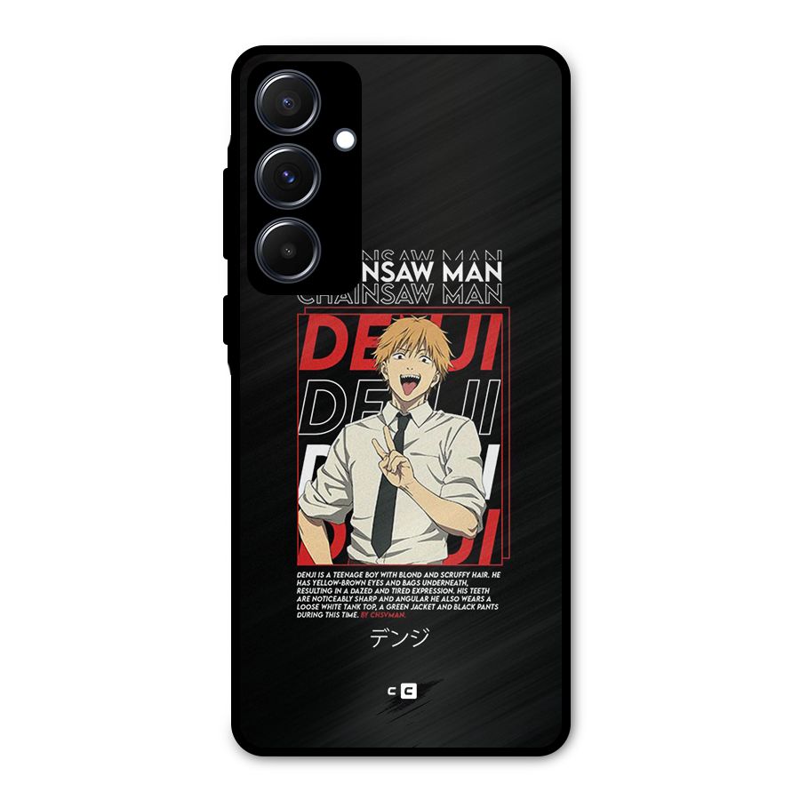 Denji Chainsaw Man Metal Back Case for Galaxy A55