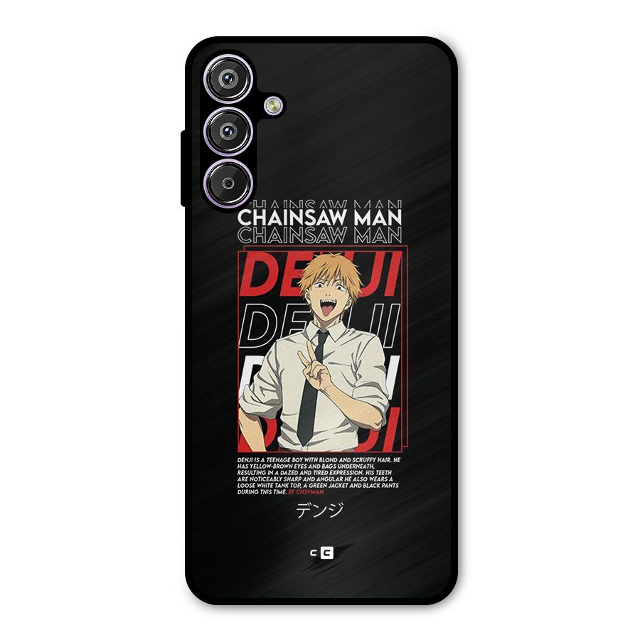 Denji Chainsaw Man Metal Back Case for Galaxy F15