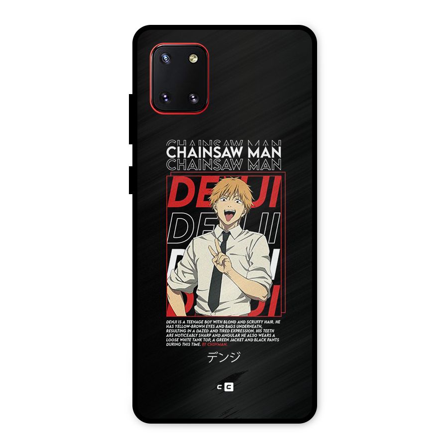 Denji Chainsaw Man Metal Back Case for Galaxy Note 10 Lite