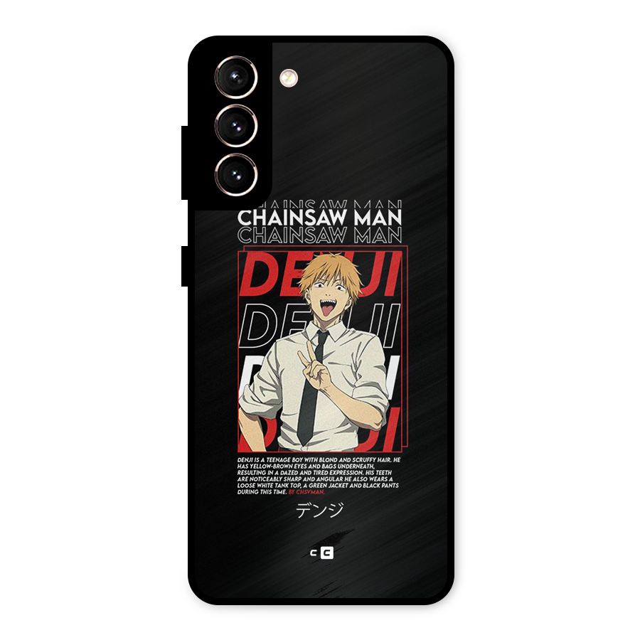 Denji Chainsaw Man Metal Back Case for Galaxy S21 5G