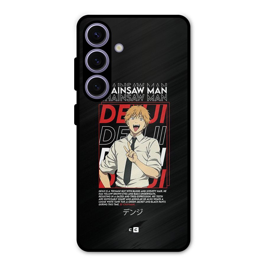 Denji Chainsaw Man Metal Back Case for Galaxy S24