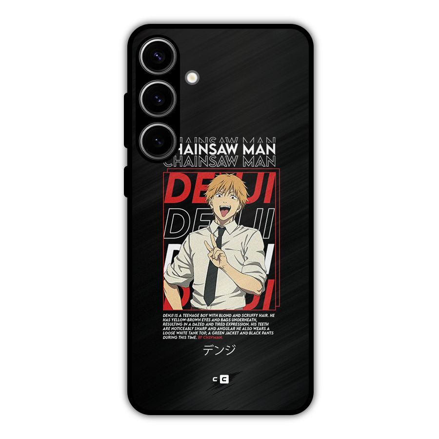 Denji Chainsaw Man Metal Back Case for Galaxy S24 Plus