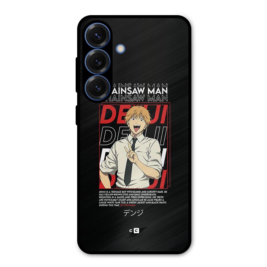 Denji Chainsaw Man Metal Back Case for Galaxy S25