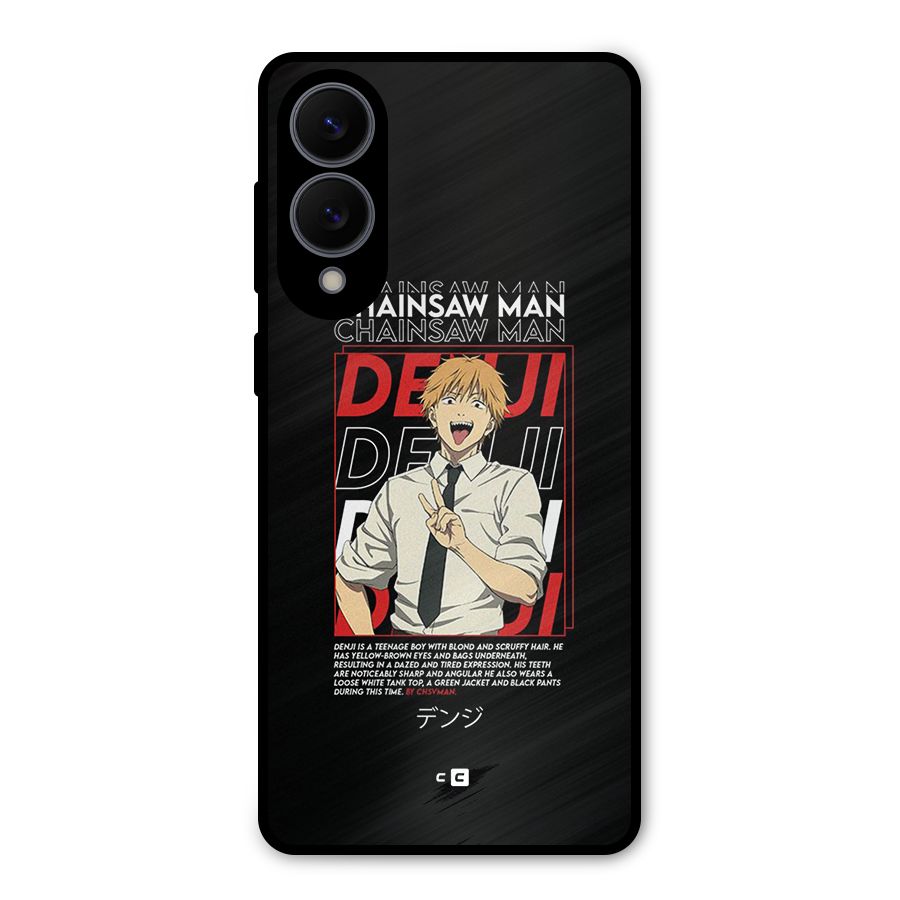 Denji Chainsaw Man Metal Back Case for Galaxy S25 Edge