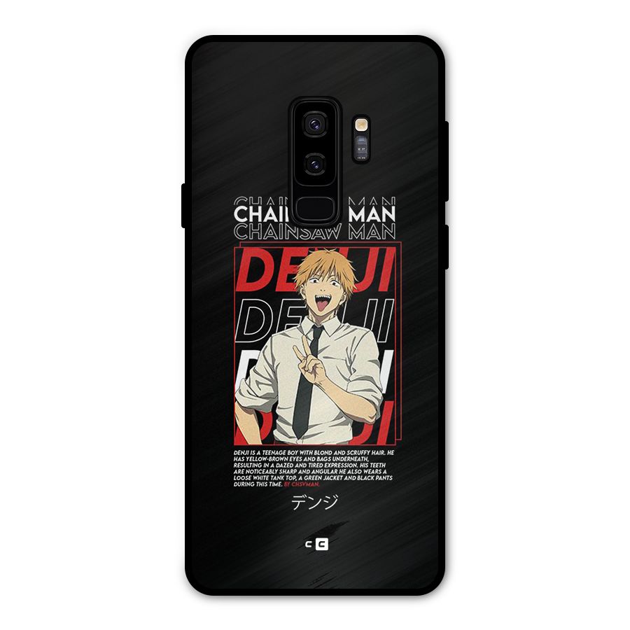 Denji Chainsaw Man Metal Back Case for Galaxy S9 Plus