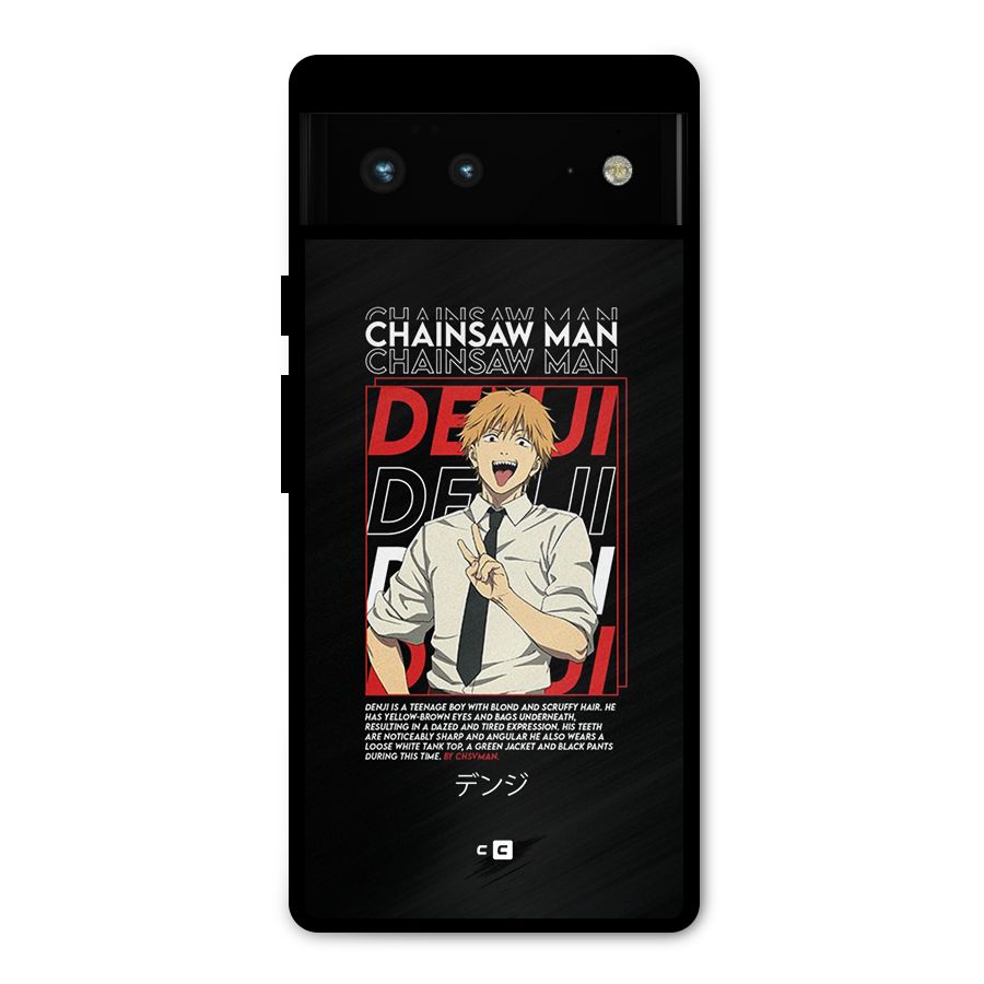 Denji Chainsaw Man Metal Back Case for Google Pixel 6