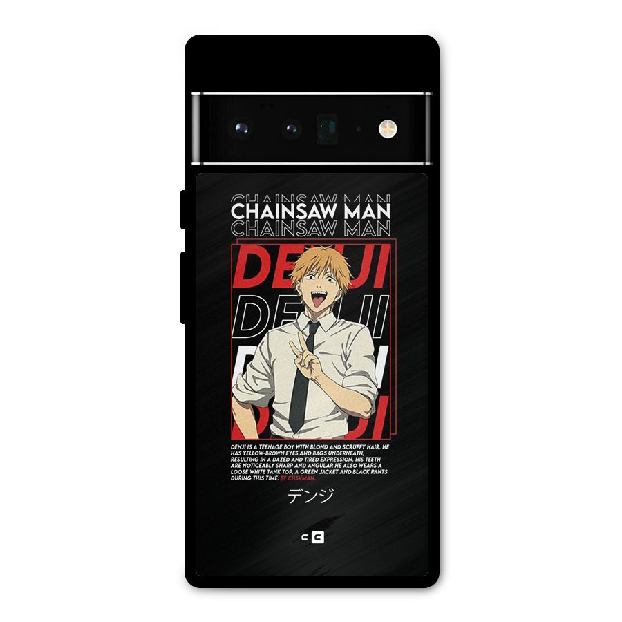 Denji Chainsaw Man Metal Back Case for Google Pixel 6 Pro