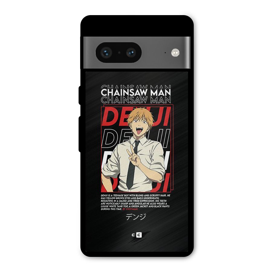 Denji Chainsaw Man Metal Back Case for Google Pixel 7