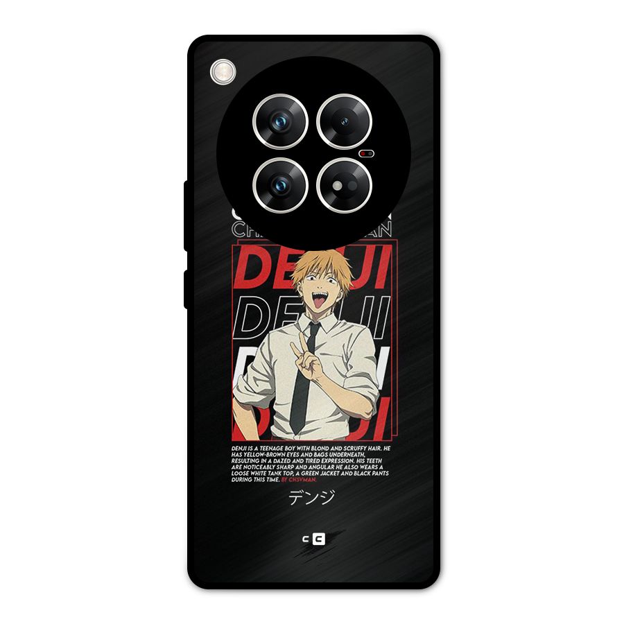 Denji Chainsaw Man Metal Back Case for Infinix Zero 40 5G