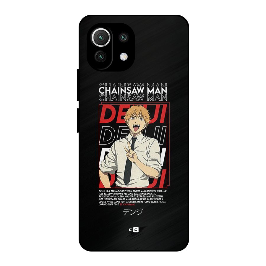 Denji Chainsaw Man Metal Back Case for Mi 11 Lite NE 5G