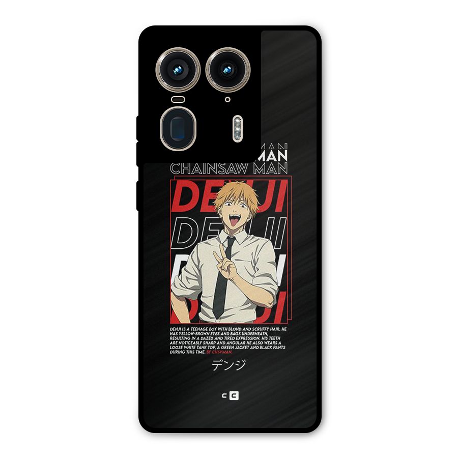 Denji Chainsaw Man Metal Back Case for Motorola Edge 50 Ultra