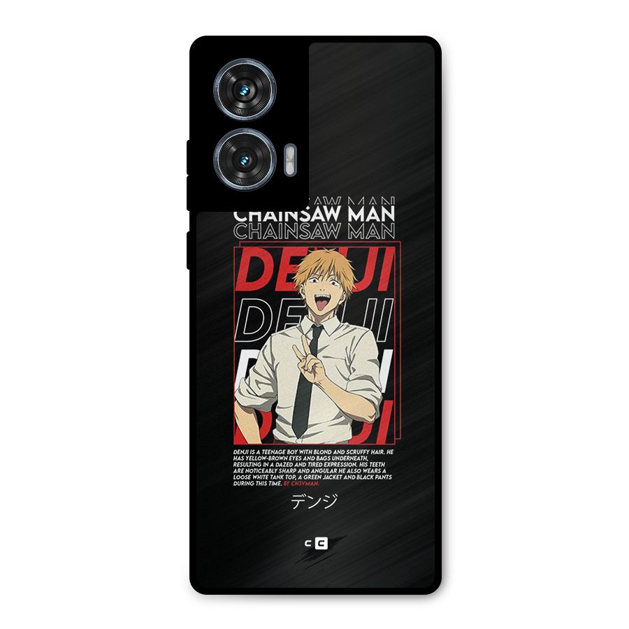 Denji Chainsaw Man Metal Back Case for Motorola G96
