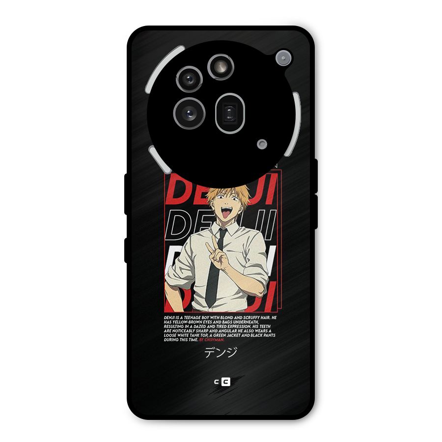 Denji Chainsaw Man Metal Back Case for Nothing Phone 3a Pro