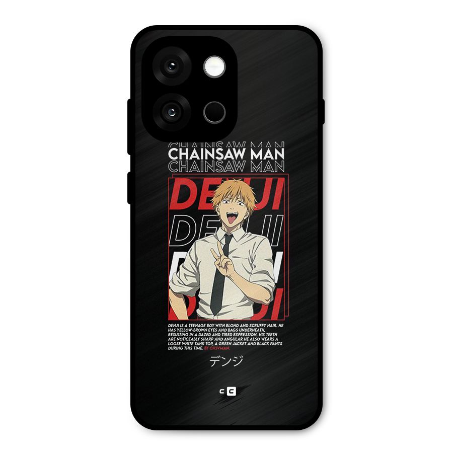 Denji Chainsaw Man Metal Back Case for OnePlus 13s