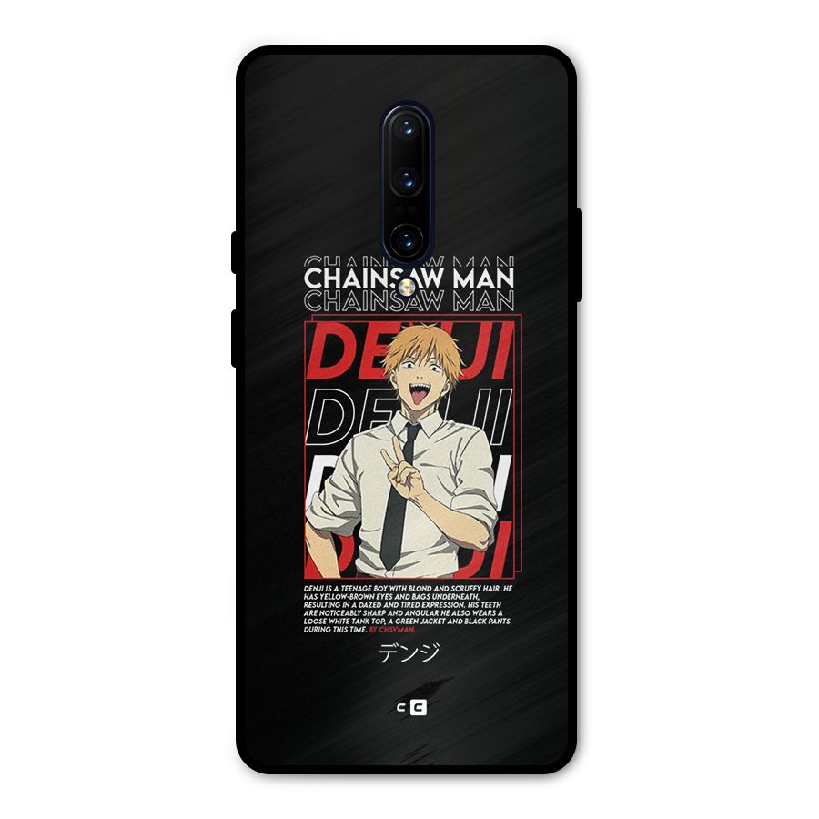 Denji Chainsaw Man Metal Back Case for OnePlus 7 Pro