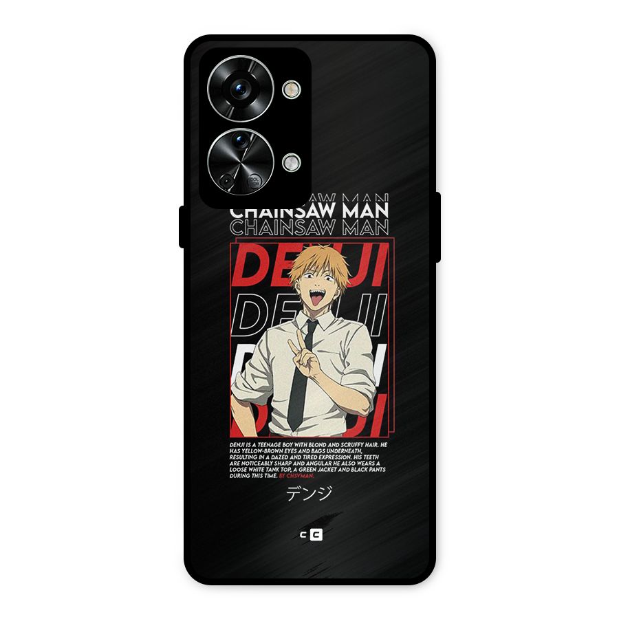 Denji Chainsaw Man Metal Back Case for OnePlus Nord 2T