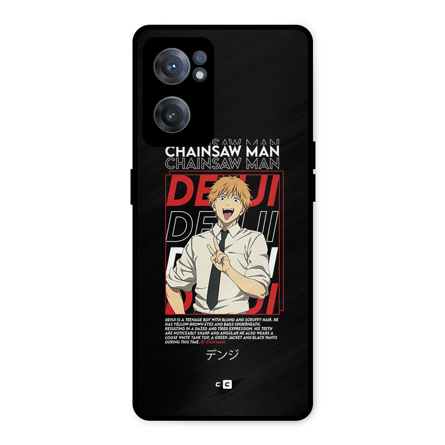 Denji Chainsaw Man Metal Back Case for OnePlus Nord CE 2 5G