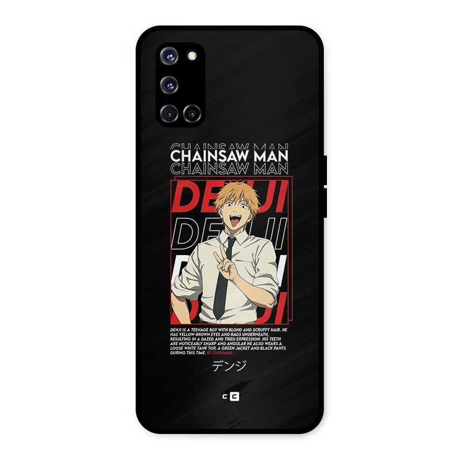 Denji Chainsaw Man Metal Back Case for Oppo A52