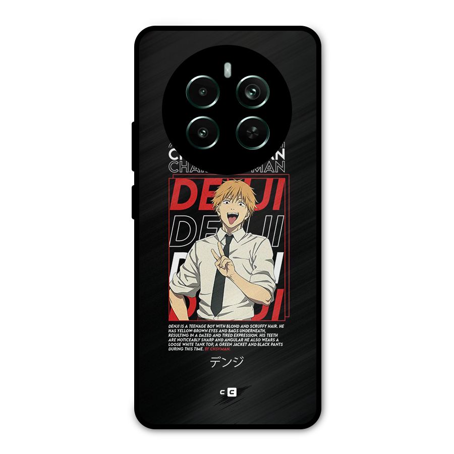 Denji Chainsaw Man Metal Back Case for Realme 12 Plus