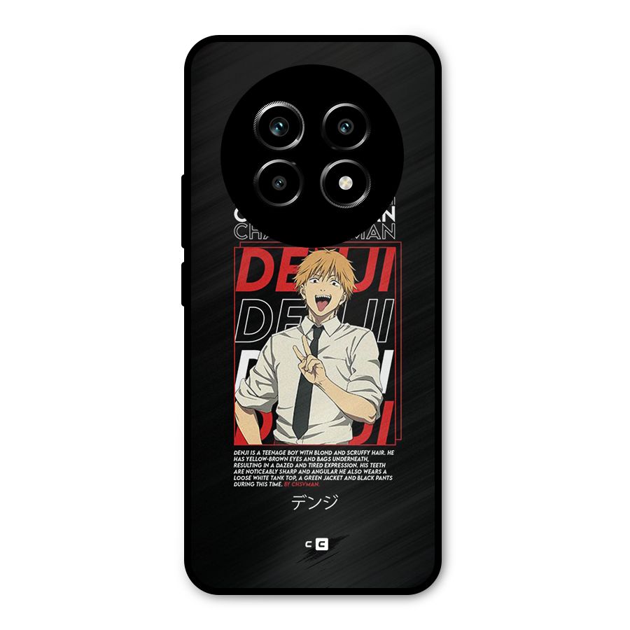 Denji Chainsaw Man Metal Back Case for Realme 13 Pro