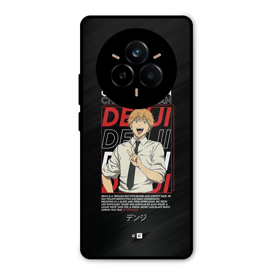 Denji Chainsaw Man Metal Back Case for Realme 14 Pro