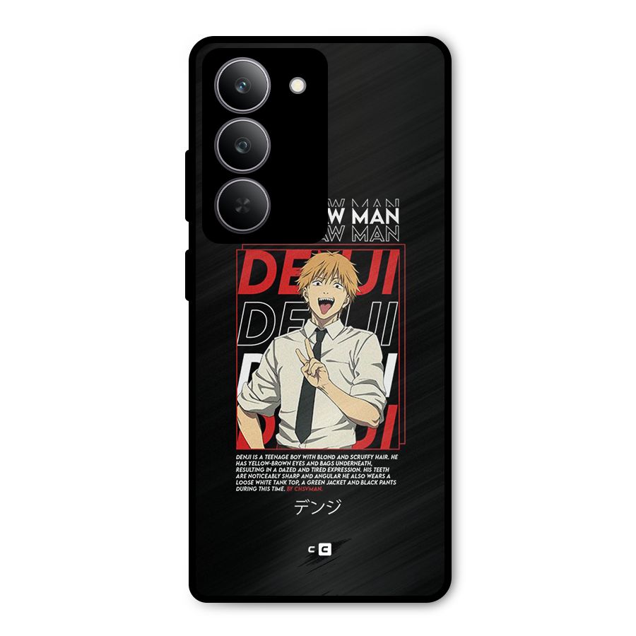 Denji Chainsaw Man Metal Back Case for Realme 14x
