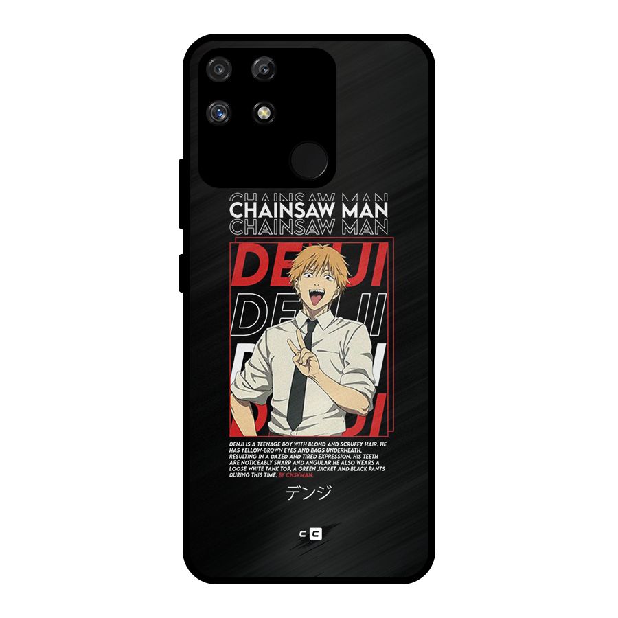 Denji Chainsaw Man Metal Back Case for Realme Narzo 50A