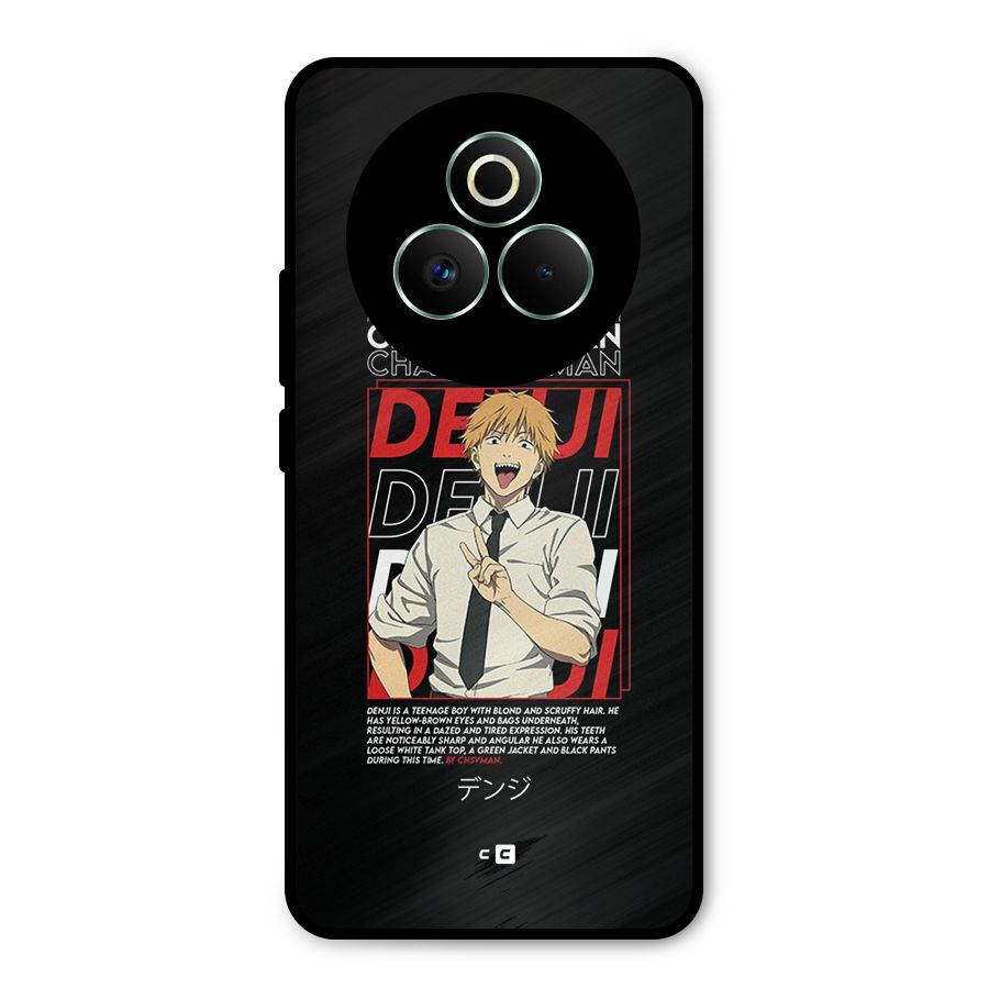 Denji Chainsaw Man Metal Back Case for Realme P3 Pro