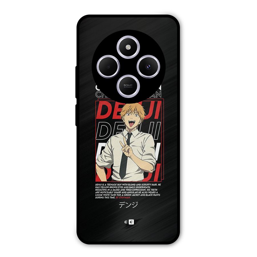 Denji Chainsaw Man Metal Back Case for Redmi 14C