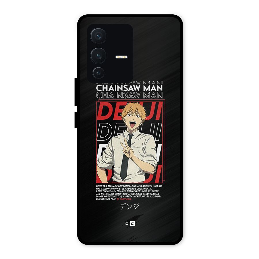 Denji Chainsaw Man Metal Back Case for Vivo V23 5G