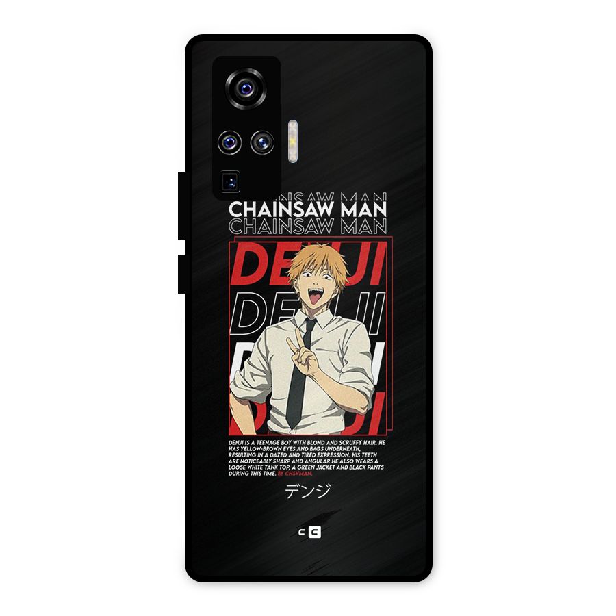 Denji Chainsaw Man Metal Back Case for Vivo X50 Pro