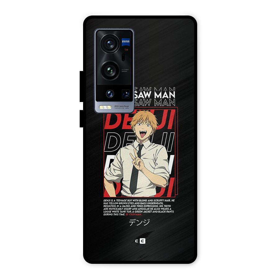 Denji Chainsaw Man Metal Back Case for Vivo X60 Pro Plus