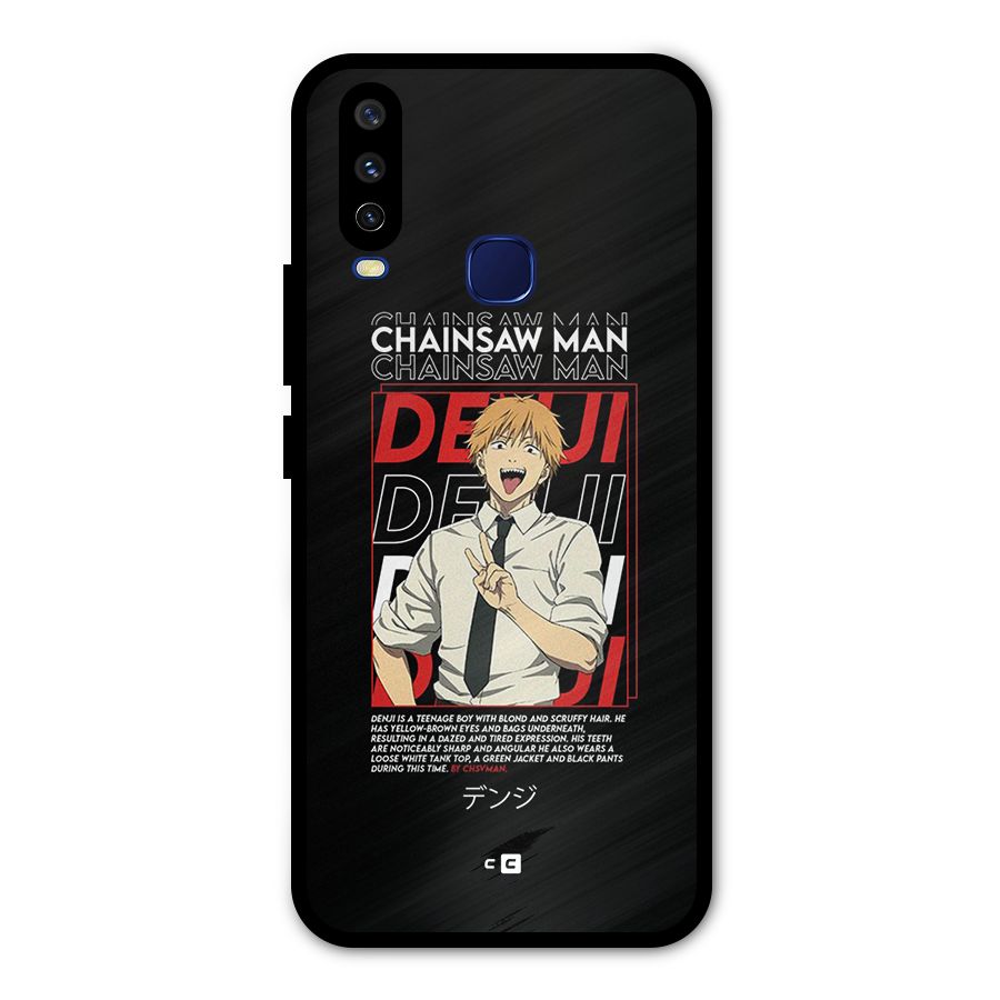 Denji Chainsaw Man Metal Back Case for Vivo Y15