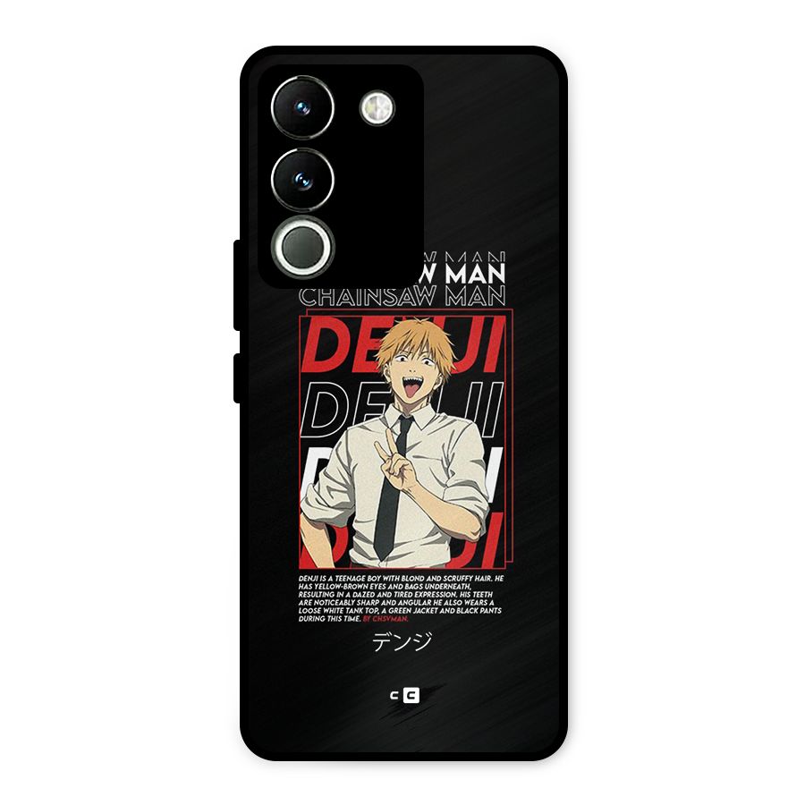 Denji Chainsaw Man Metal Back Case for Vivo Y200