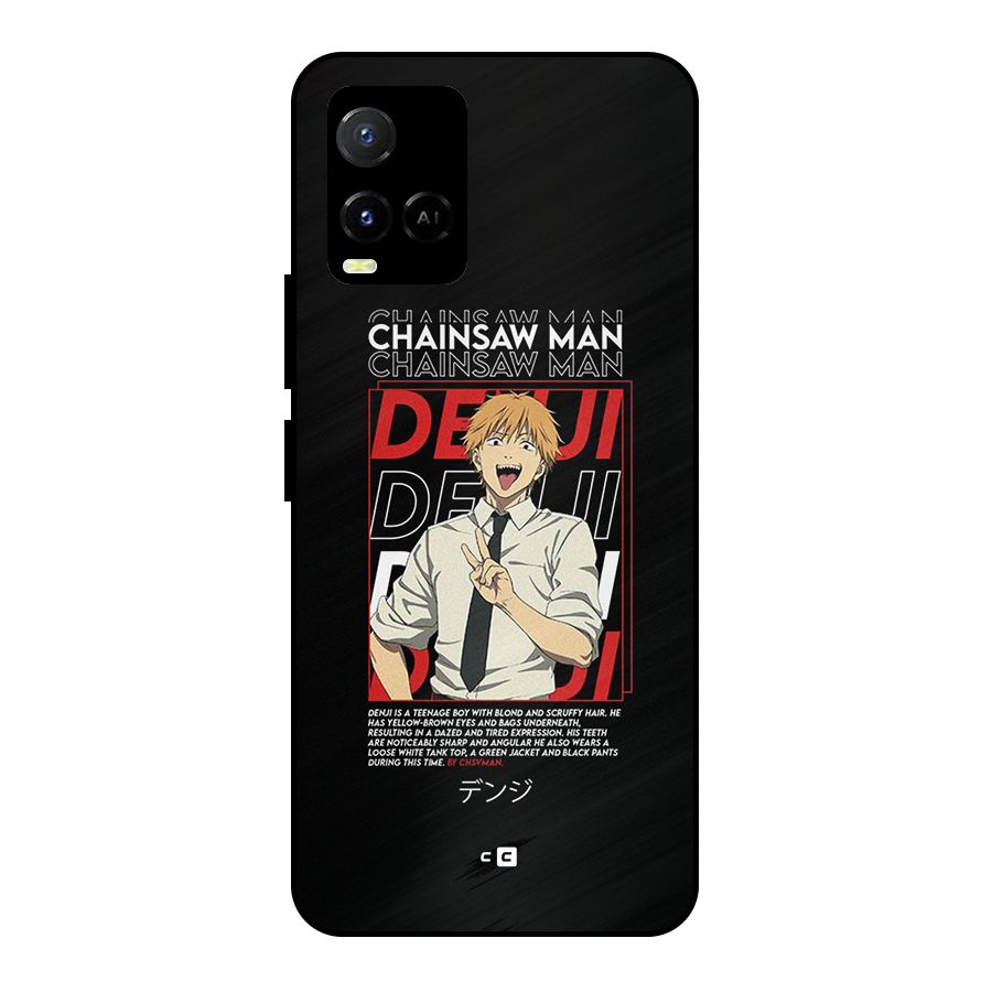 Denji Chainsaw Man Metal Back Case for Vivo Y21T