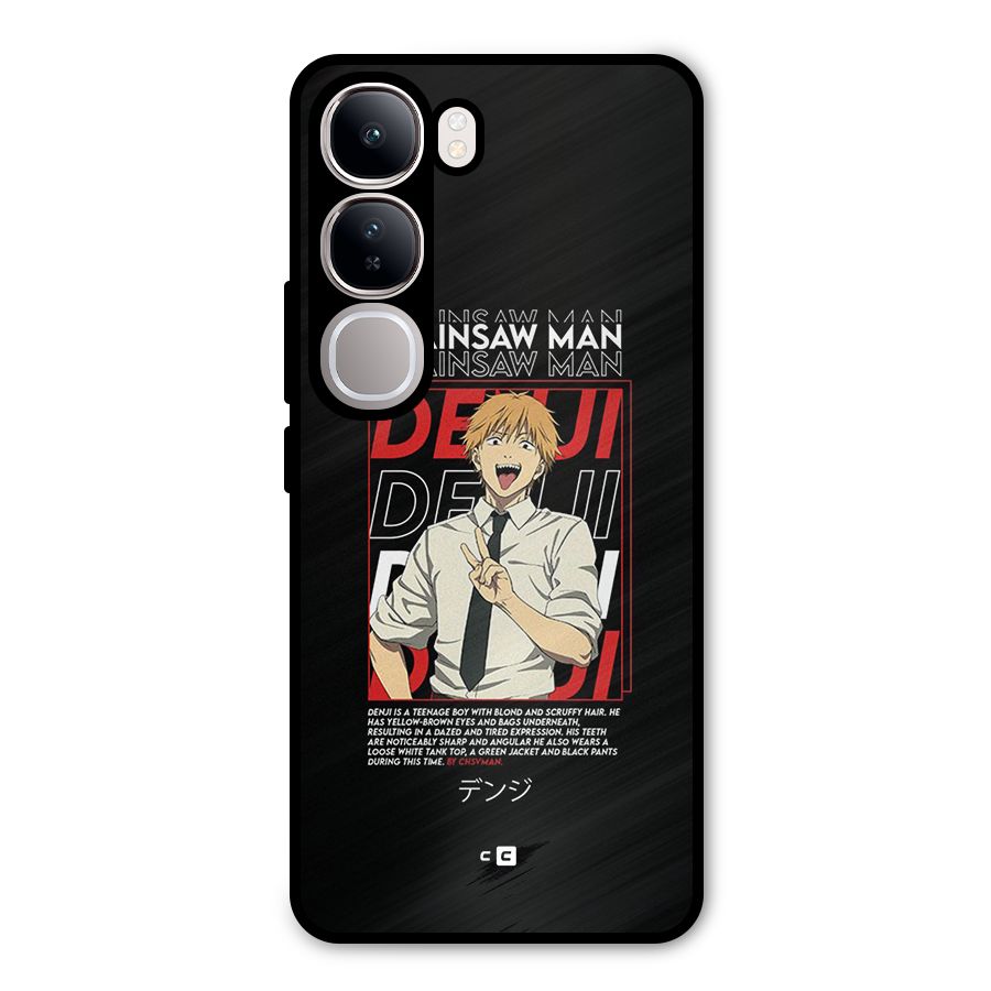 Denji Chainsaw Man Metal Back Case for Vivo Y300