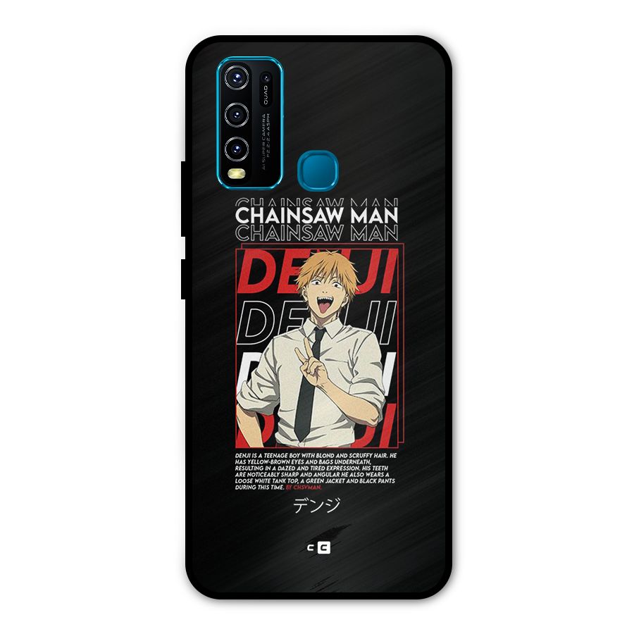 Denji Chainsaw Man Metal Back Case for Vivo Y50