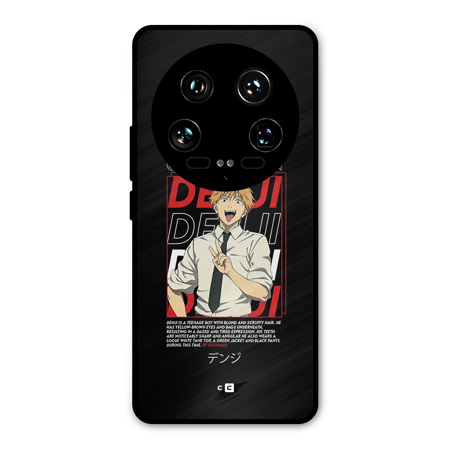 Denji Chainsaw Man Metal Back Case for Xiaomi 14 Ultra